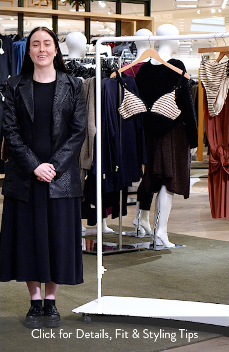 Parker Stripe Rib Bikini Top, sales video thumbnail