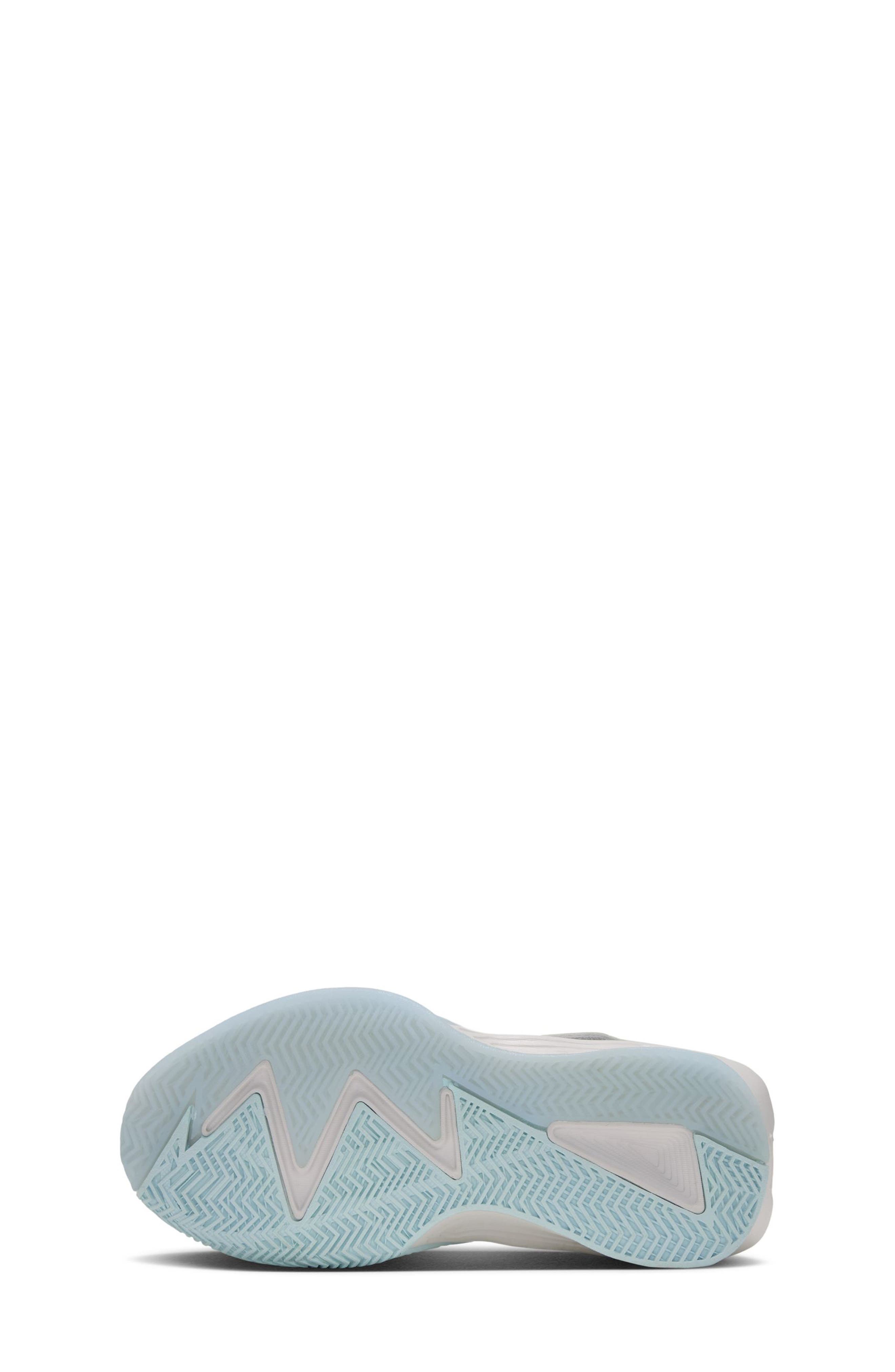 Kids' Nike S.T. Dynamite Basketball Shoe, Alternate, color, PLATINUM/ BLACK/ GLACIER BLUE