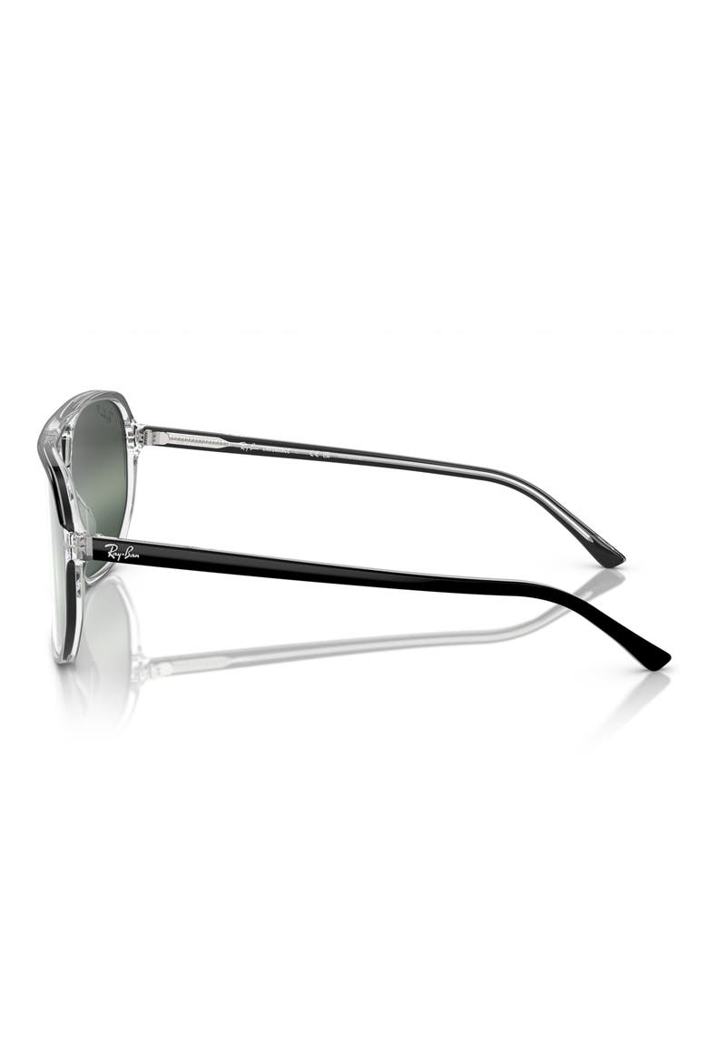Bill One 60mm Square Sunglasses, Alternate, color, CLEAR