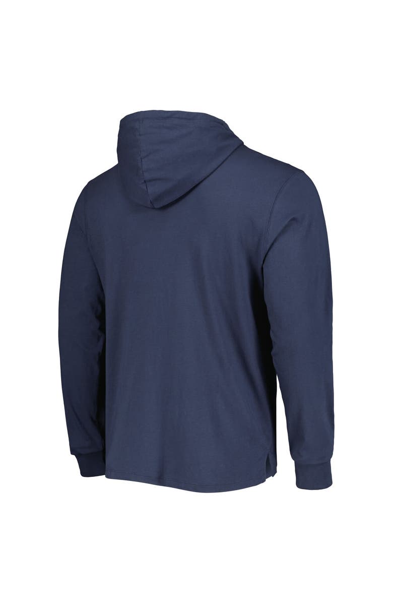 '47 Men's '47 College Navy Seattle Seahawks  Field Franklin Hooded Long Sleeve T-Shirt, Alternate, color, Navy