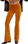 Free People Penny Flare Velvet Pants