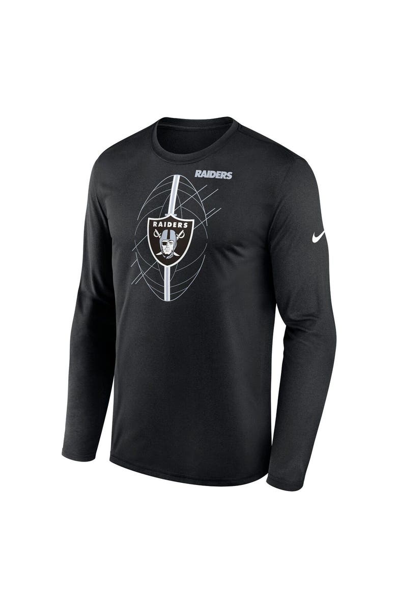 Nike Men's Nike Black Las Vegas Raiders Legend Icon Long Sleeve T-Shirt, Alternate, color,