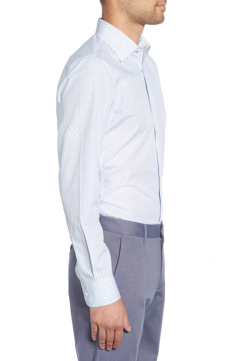 Bonobos Slim Fit Dot Dress Shirt, Alternate, color, 