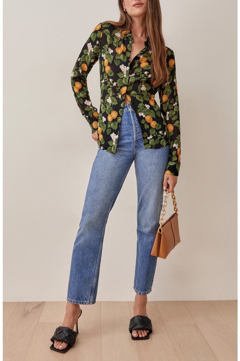 Violet Blouse, Alternate, color, CLEMENTINE