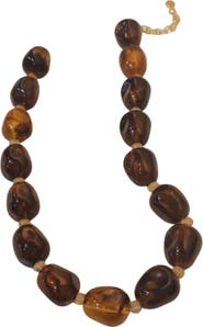 MacRae & Co. Amber Glow Beaded Necklace