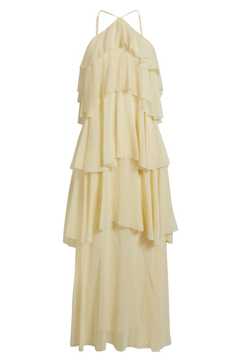 Emery Ruffle Maxi Dress, Alternate, color, YELLOW