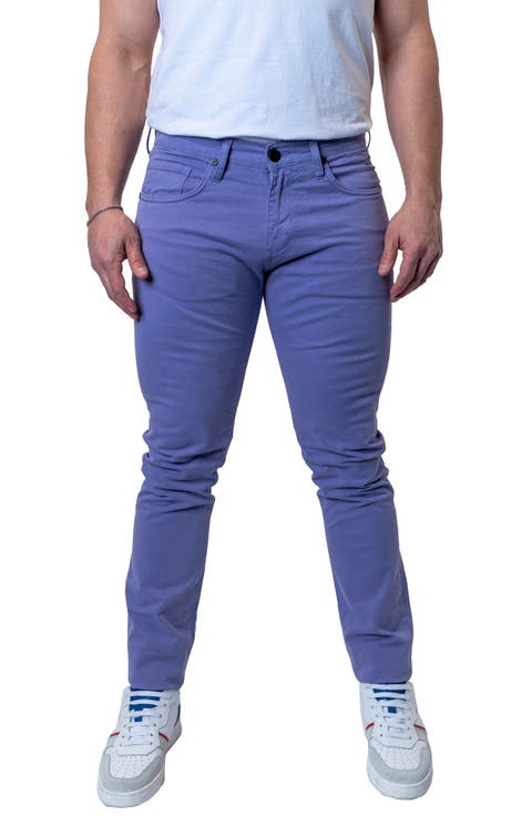 Athletic Fit Stretch Jeans (Lilac Purple)