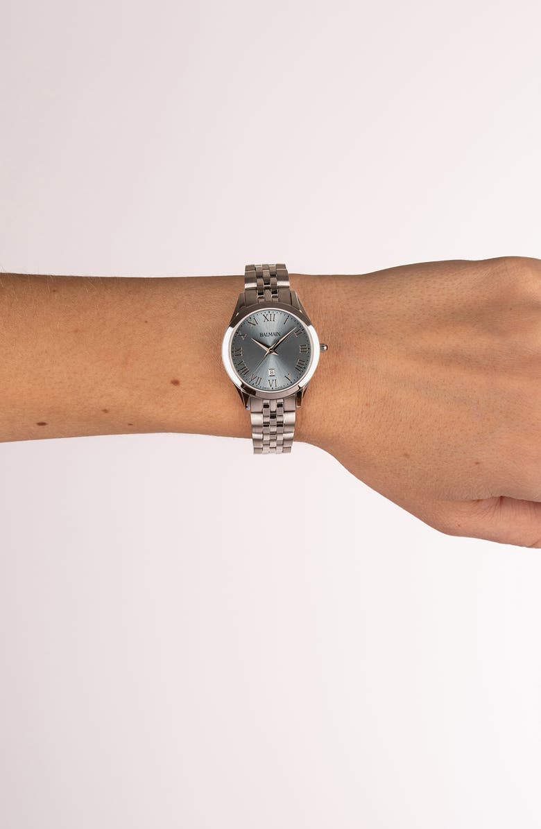 BALMAIN WATCHES Classic R Bracelet Watch, 30mm, Alternate, color, Stainless Steel