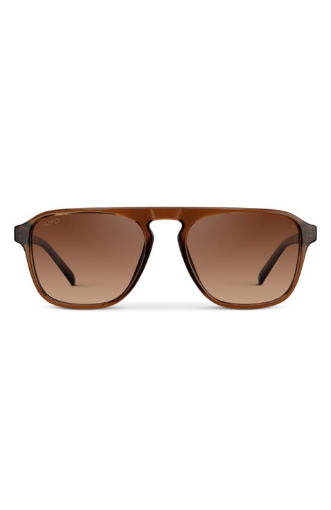 Emerson - 53mm Aviator Polarized Sunglasses