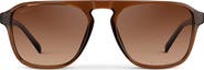 WMP Eyewear Emerson - 53mm Aviator Polarized Sunglasses