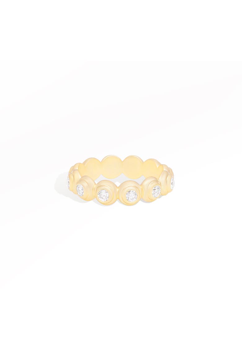 Evolve Stacking Ring - Large, Main, color, Diamond-Gold