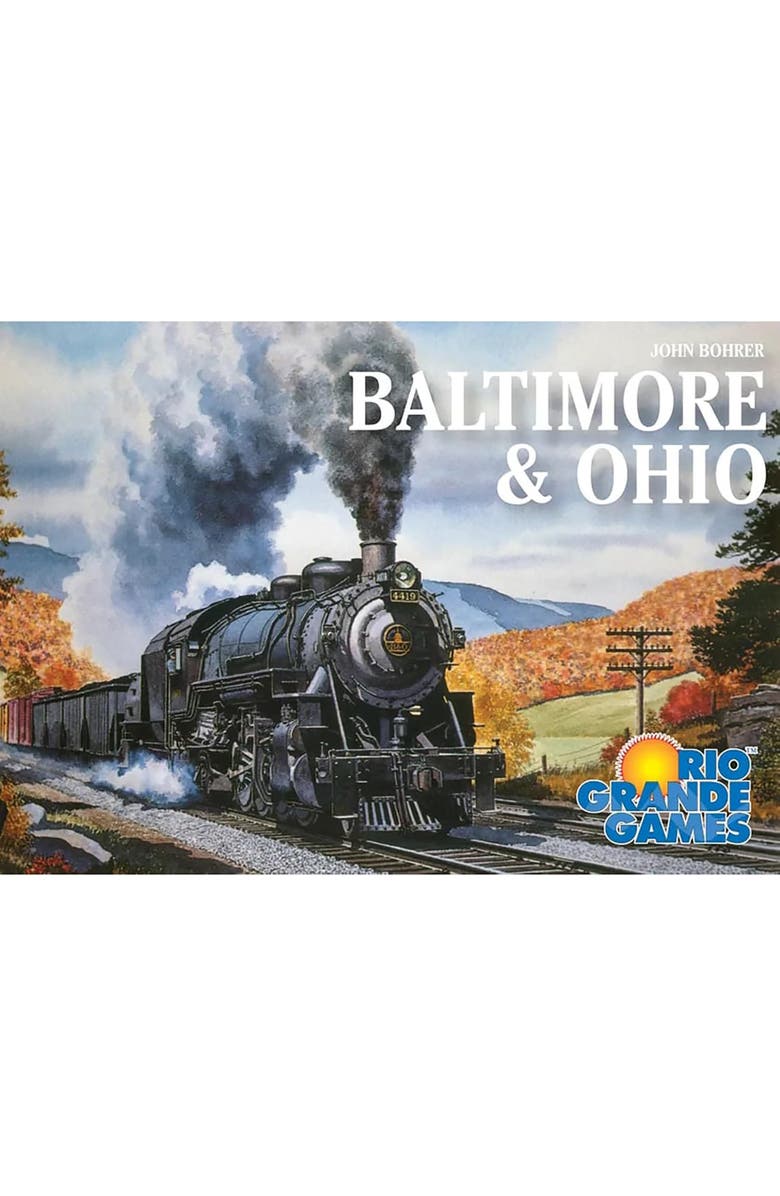 Rio Grande Games Baltimore & Ohio Train Strategy Board Game, Ages 14+, Alternate, color, Multicolored
