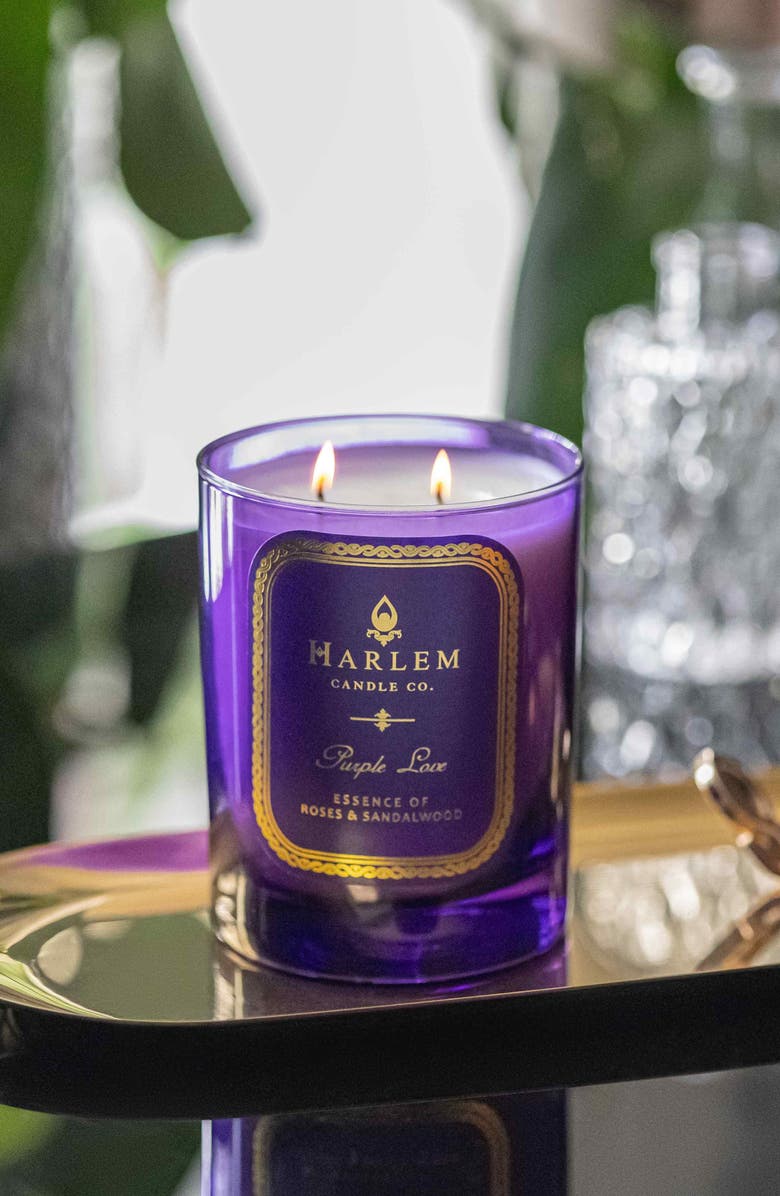 Harlem Candle Co. Purple Love Candle, Alternate, color, 