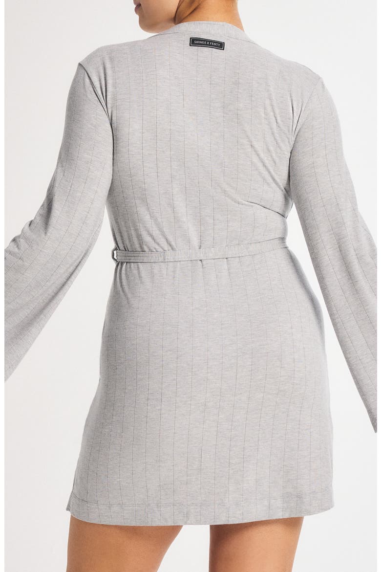 Sleek Stitch Robe, Alternate, color, PLATINUM GREY