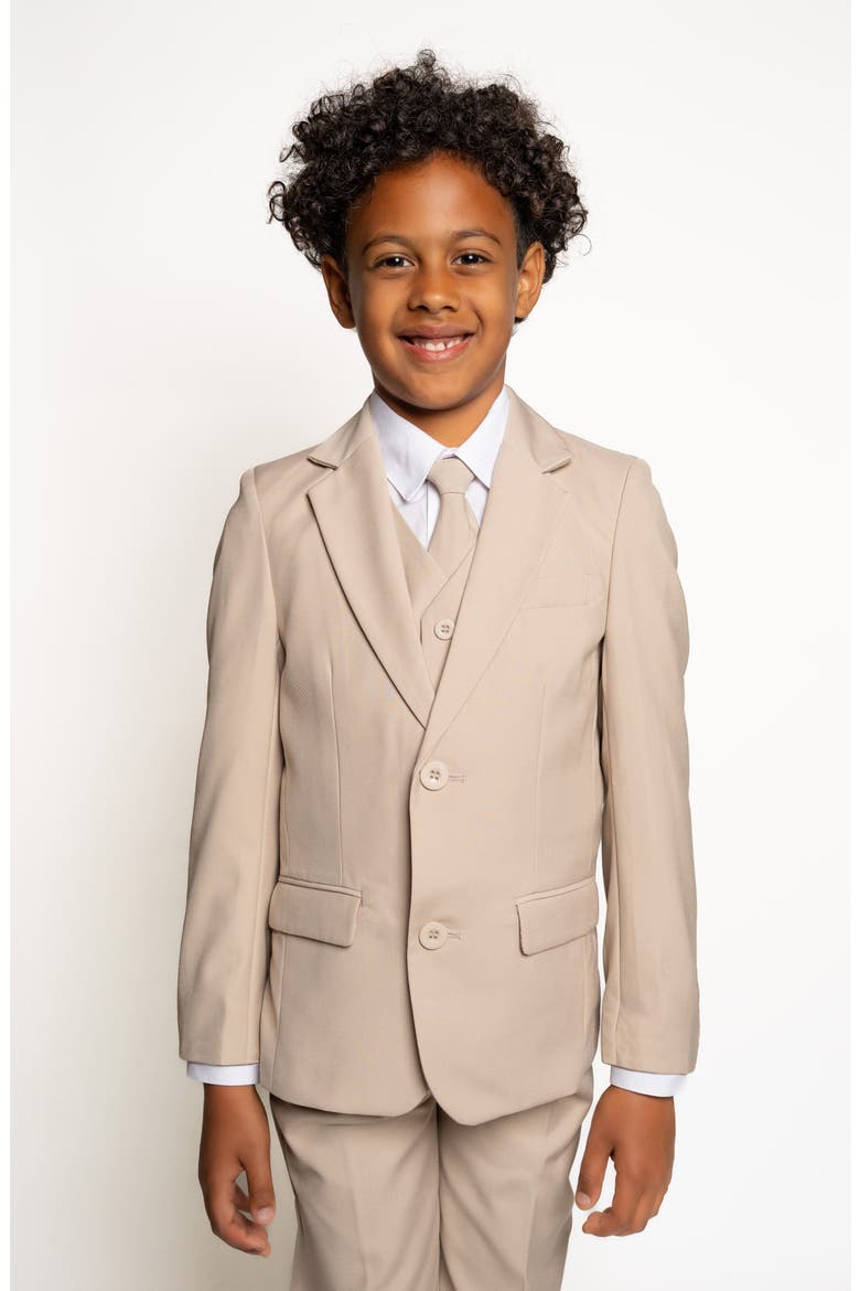 Kids' Knox 5-Piece Suit Set, Alternate, color, SAND