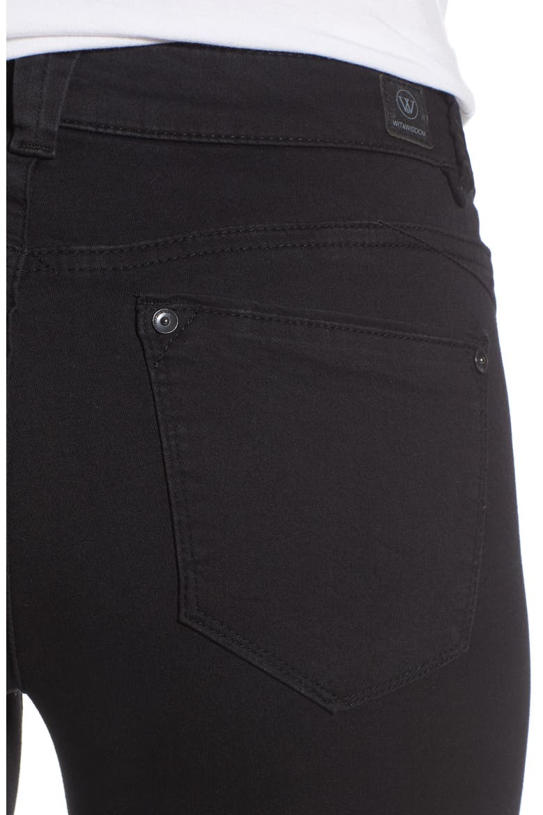 Skinny Jeans (Nordstrom Exclusive), Alternate, color, BLACK