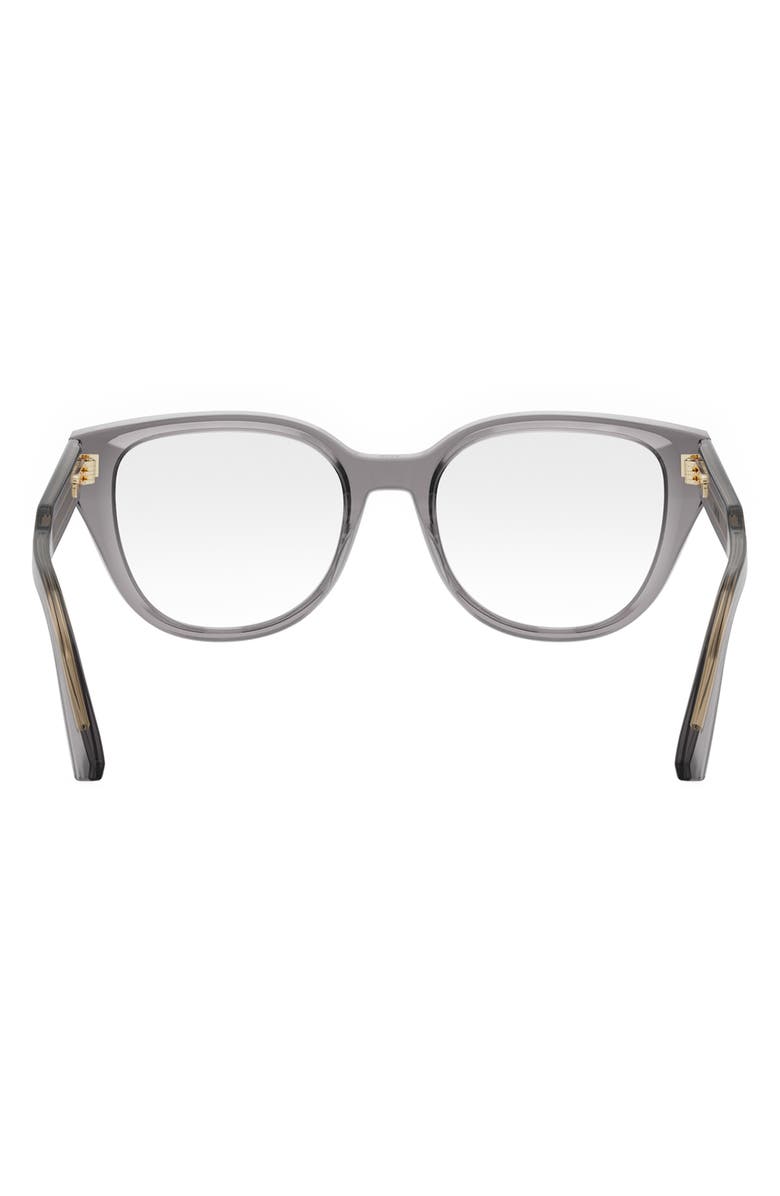DIOR 'DiorPrismeO B1I 52mm Butterfly Eyeglasses, Alternate, color, Grey/ Other
