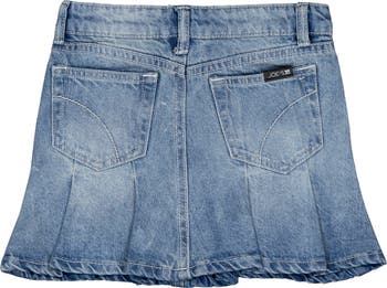 Kids' Mina Pleated Denim Skirt