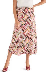 NIC+ZOE Colorweave Slip Skirt