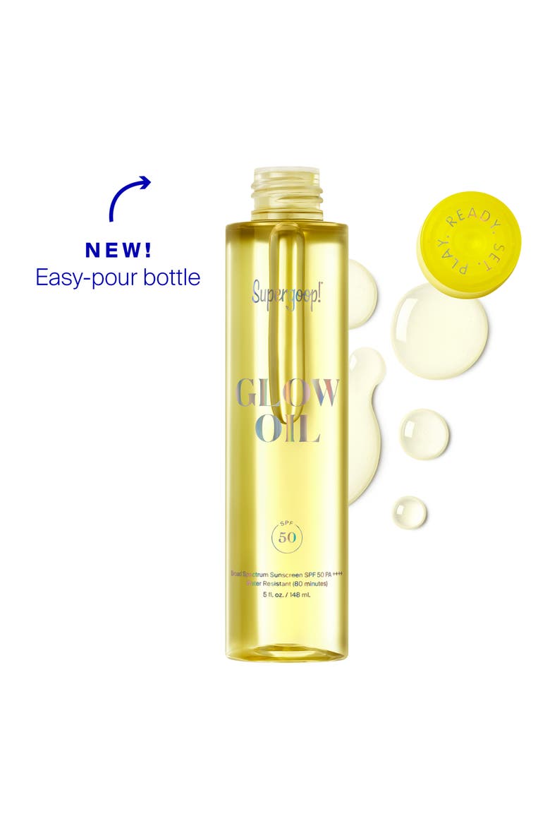 Glow Oil Body Oil SPF 50 Sunscreen, Alternate, color, NO COLOR