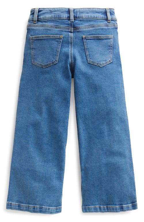 Mini Boden Kids' Wide Leg Jeans In Blue