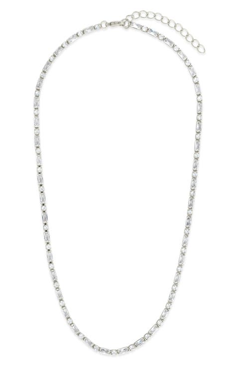 Georgia Cubic Zirconia Tennis Necklace