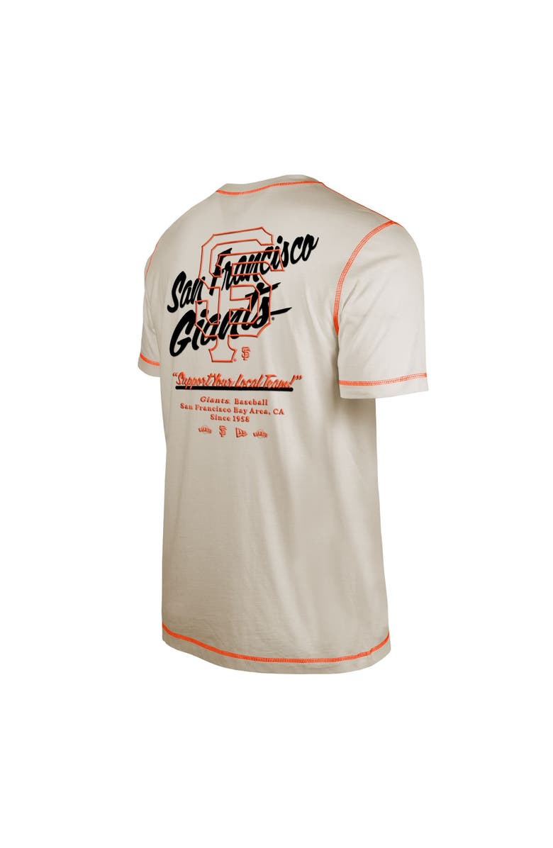 New Era Men's New Era White San Francisco Giants Team Split T-Shirt, Alternate, color, 
