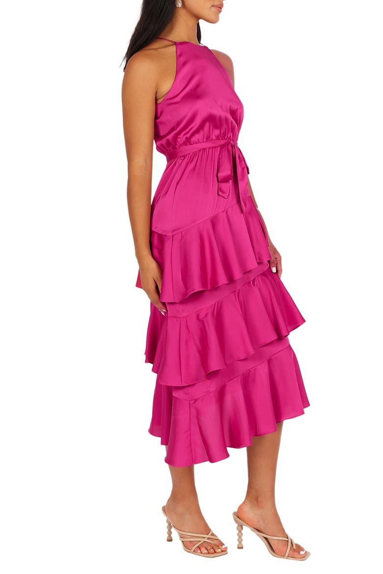 Seychelle Asymmetric Tiered Dress, Alternate, color, ORCHID