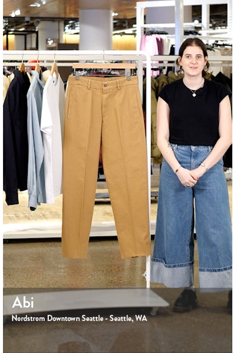 Charleston Flat Front Khakis video