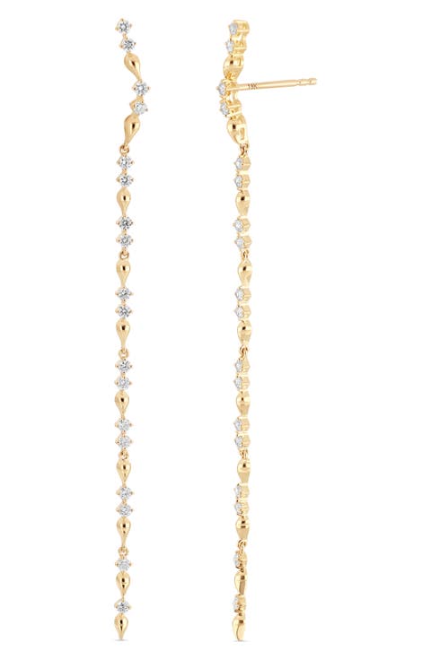 Mykonos Diamond Drop Earrings