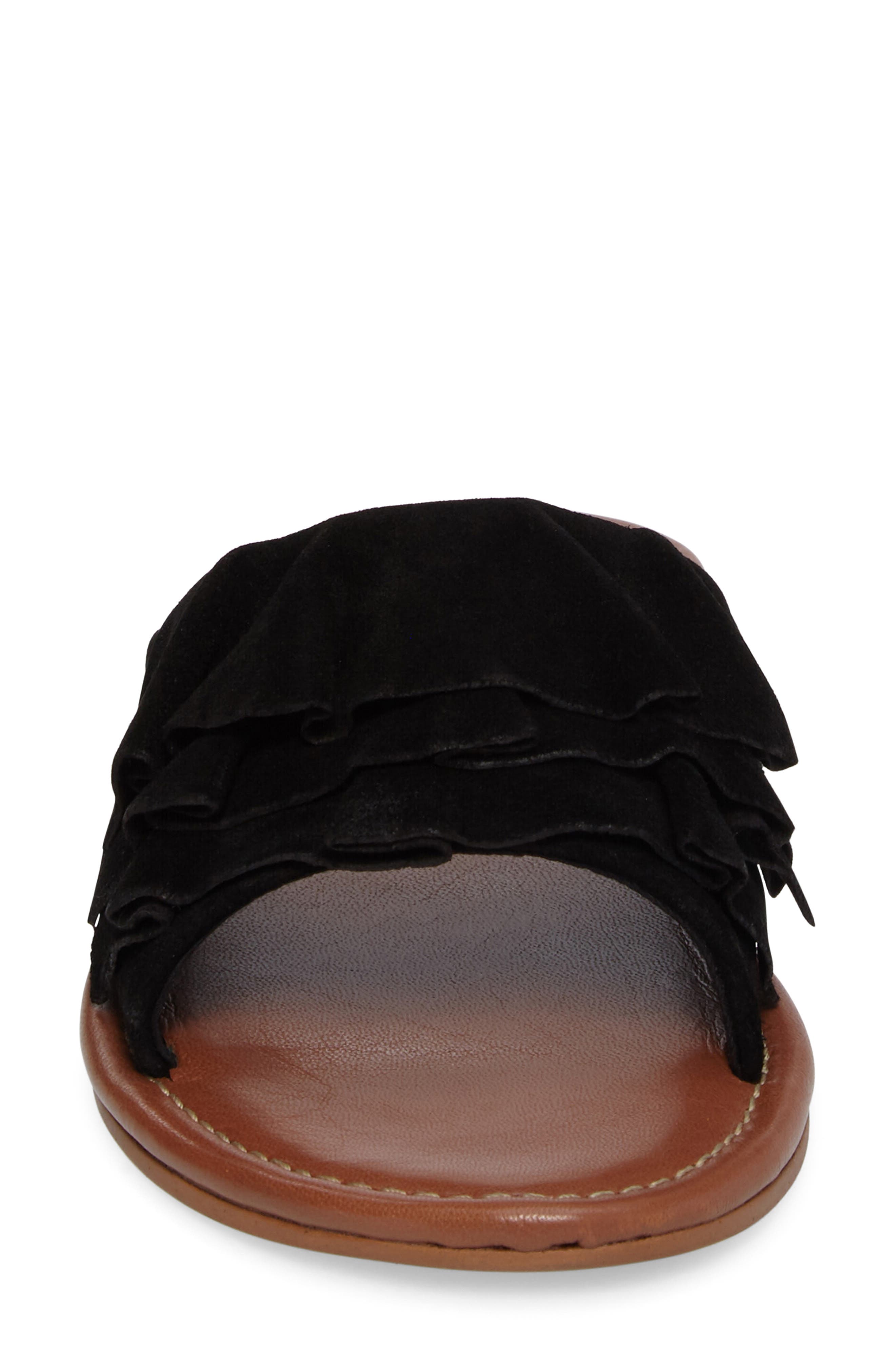 Getdown Sandal, Alternate, color, BLACK SUEDE
