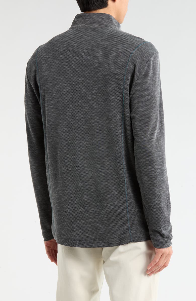 Tommy Bahama Carmel Bay Half Zip Pullover, Alternate, color, Black