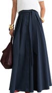 Reiss Simone Cotton Blend Maxi Skirt