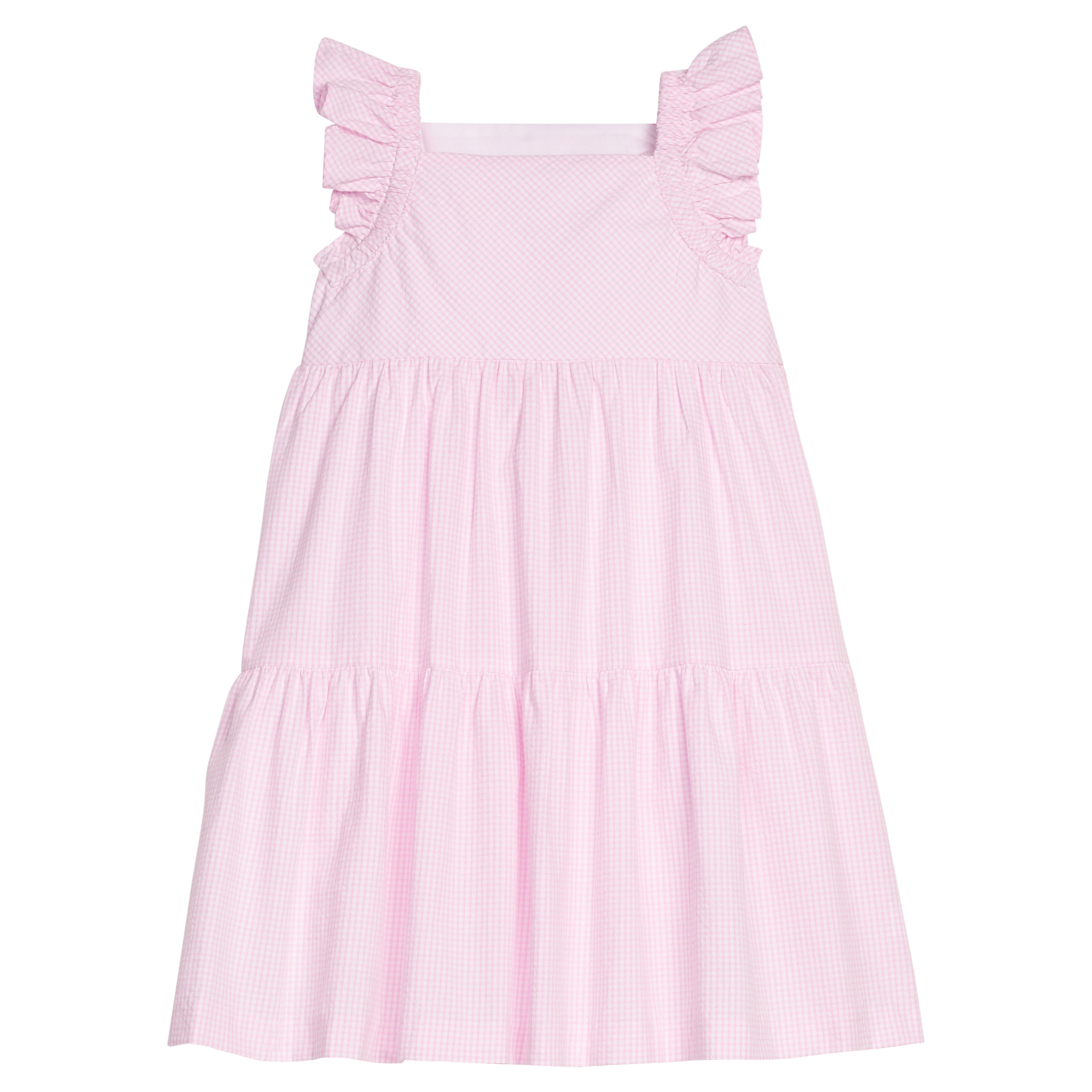 selected Light Pink Seersucker Gingham