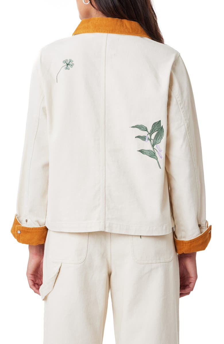Scotch & Soda Embroidered Workwear Jacket, Alternate, color,