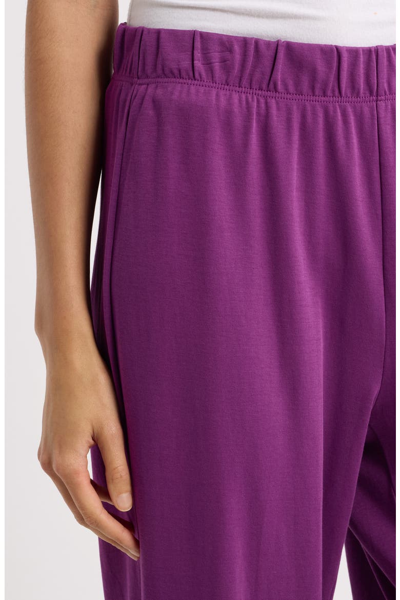 Pull-On Organic Cotton Ankle Pants, Alternate, color, JAM
