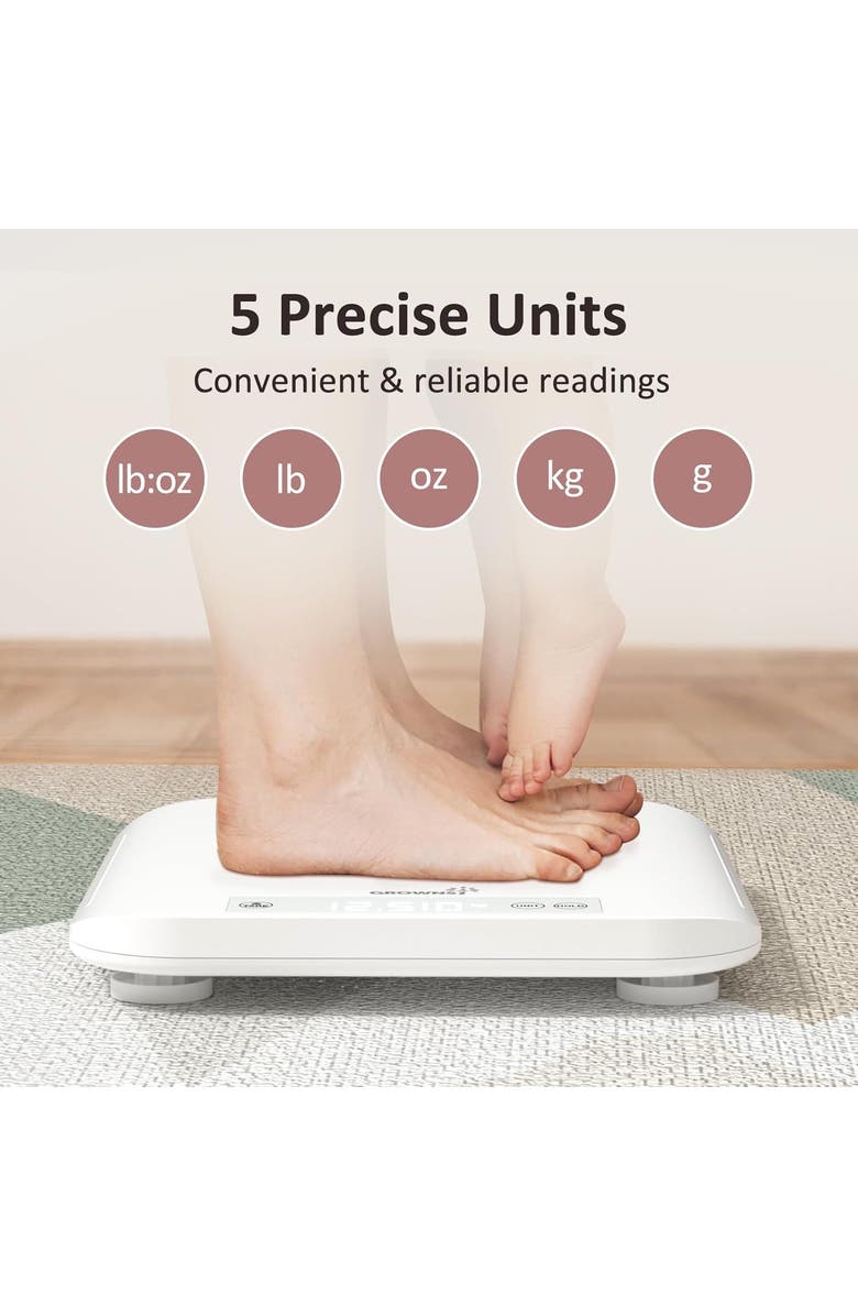 GROWNSY Baby Scale, Alternate, color, White