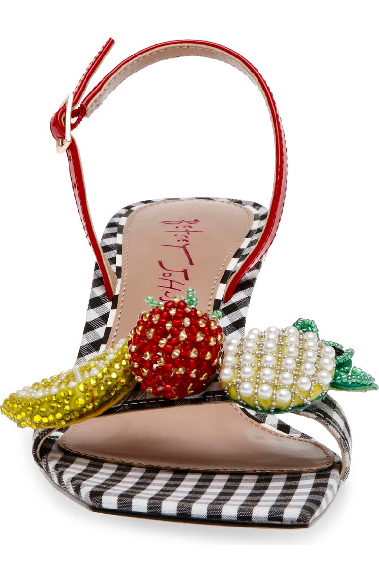 Betsey Johnson Colson Kitten Heel Sandal, Alternate, color,