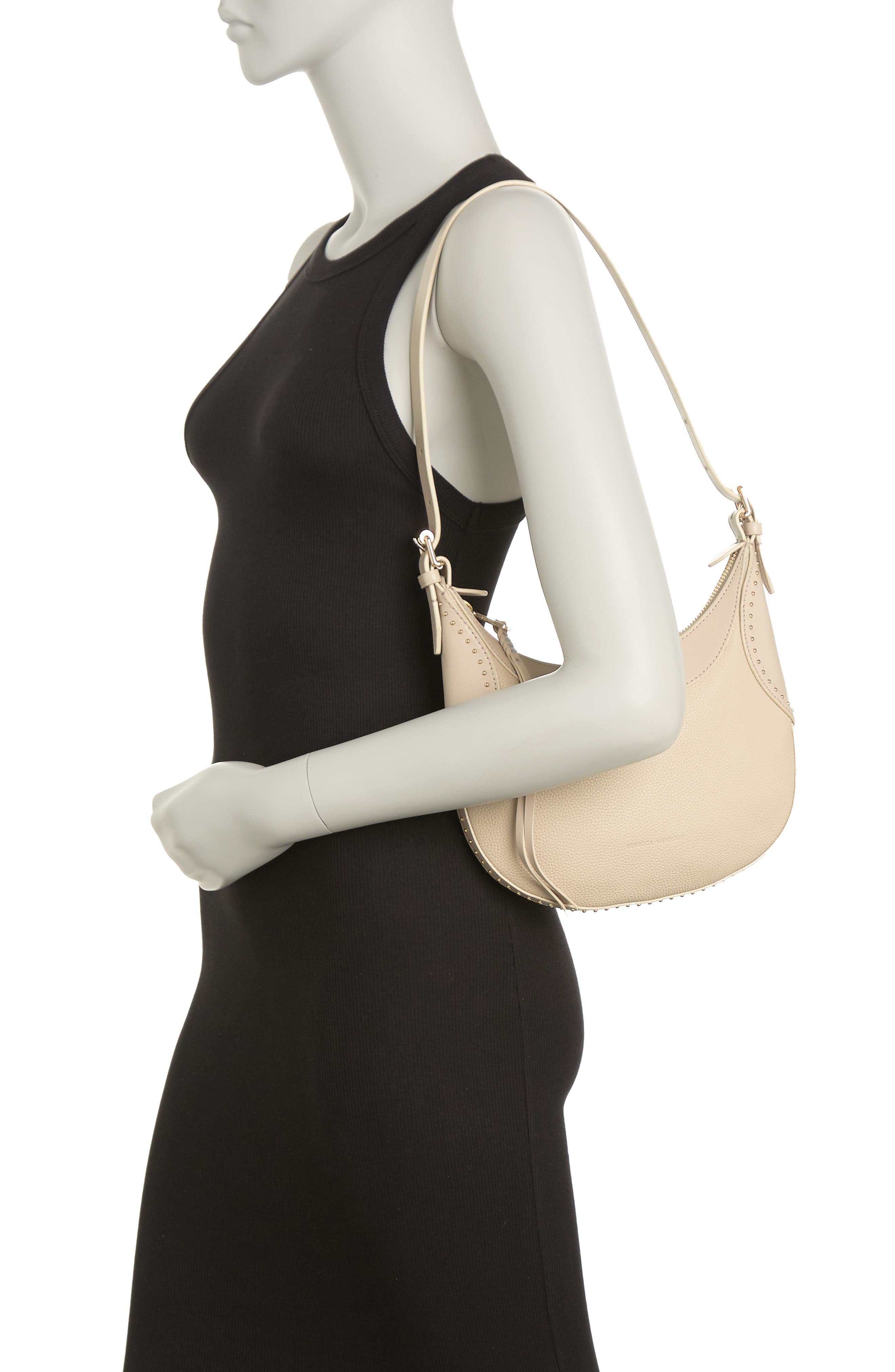 Rebecca Minkoff Pippa Studded Hobo Bag, Alternate, color, 