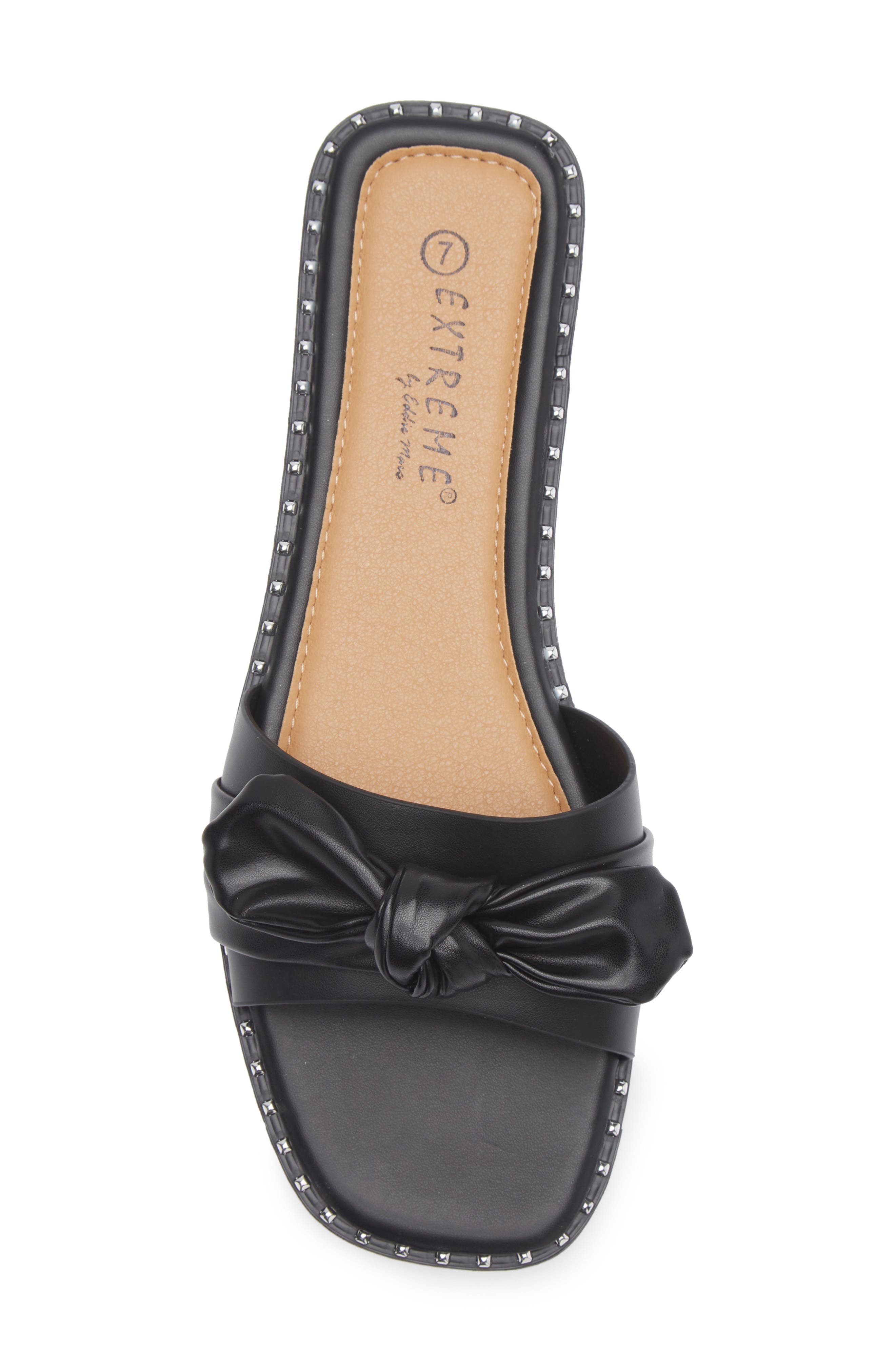 EXTREME BY EDDIE MARC Glory Sandal, Alternate, color, Black