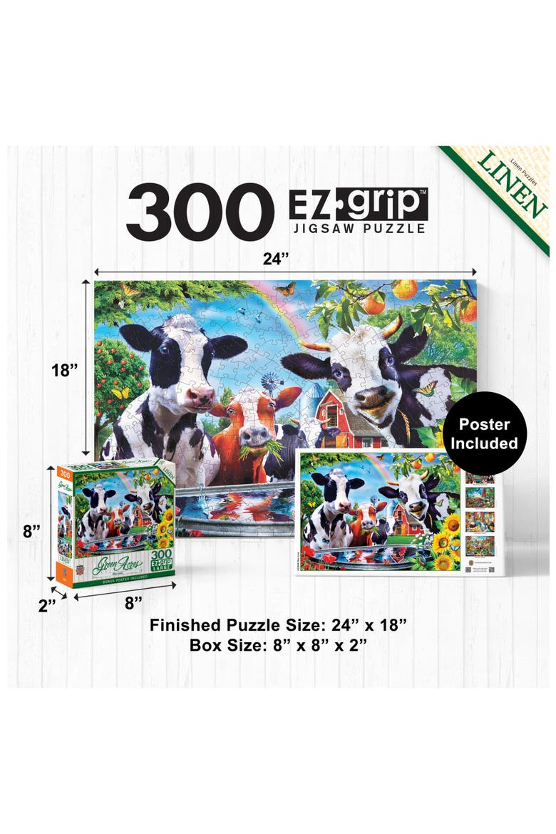 Moo Love 300 Piece Jigsaw Puzzle, Alternate, color, Multicolor