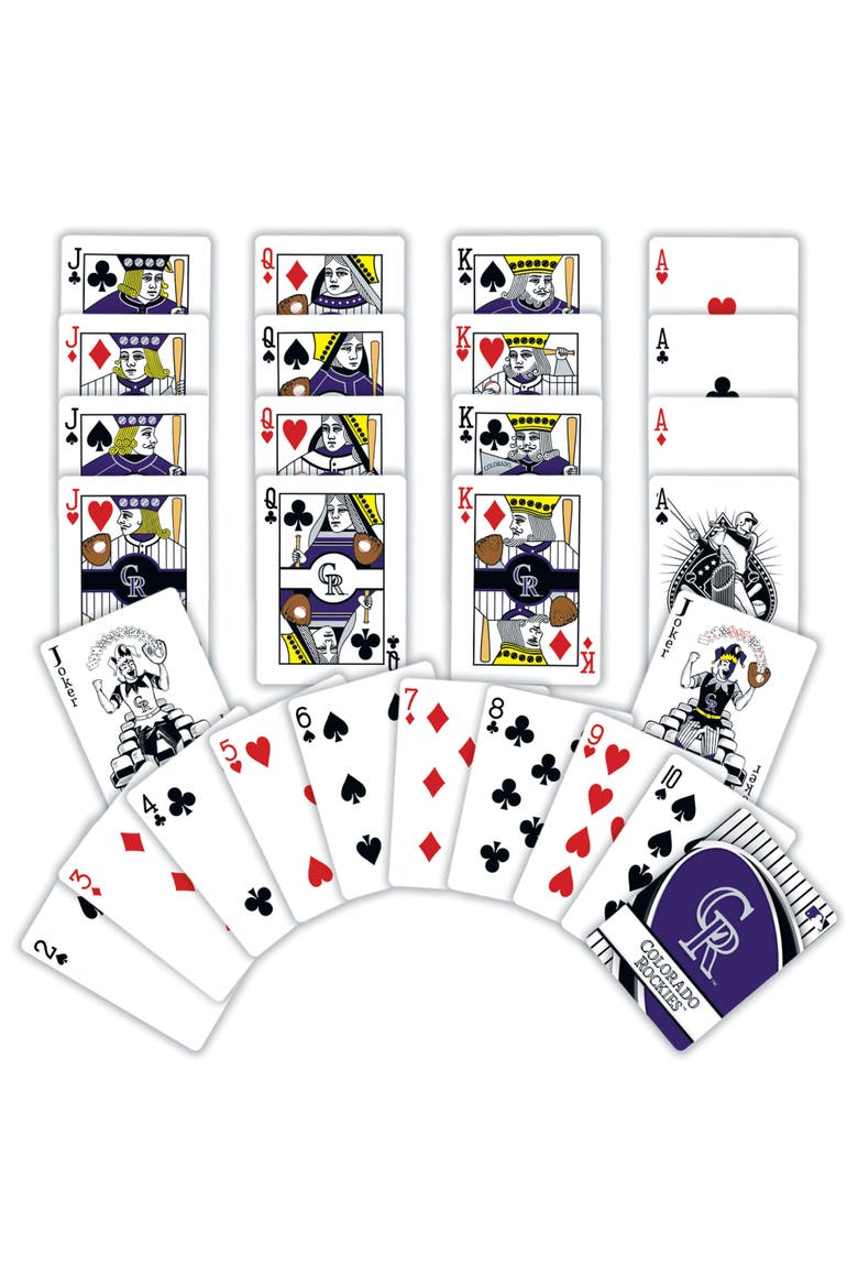 Colorado Rockies Playing Cards, Alternate, color, Multicolor
