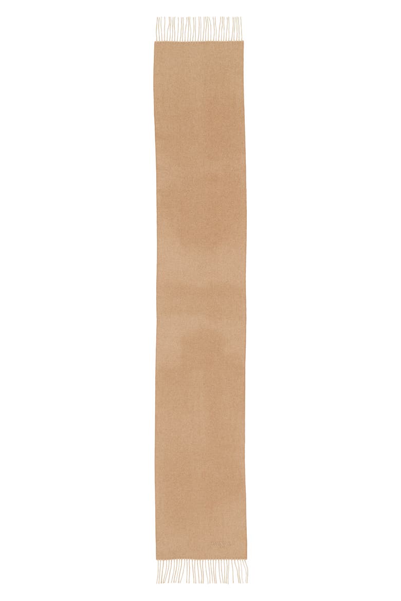 Camel Hair Scarf, Alternate, color, BEIGE