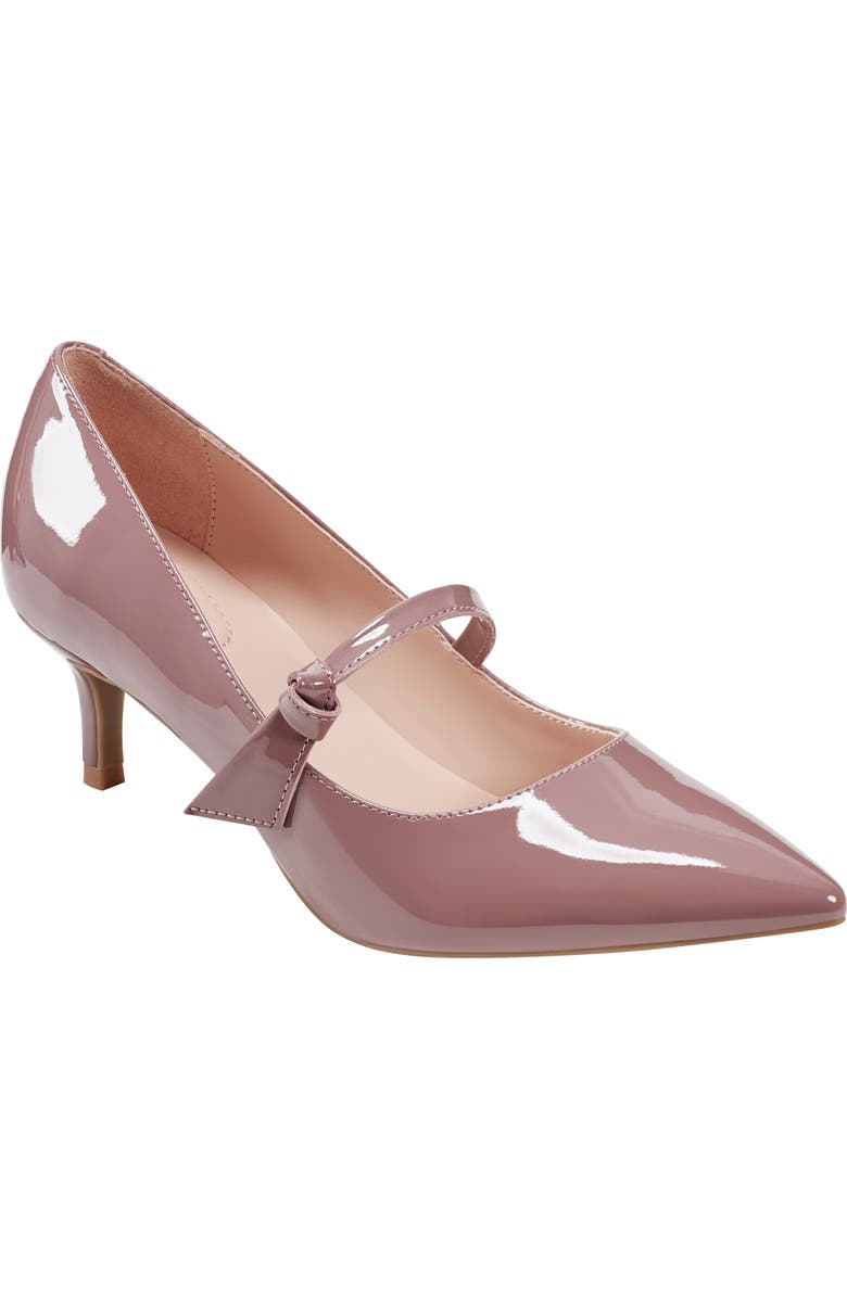 Bandolino Medley Mary Jane Pointed Toe Kitten Heel Pump, Main, color, Medium Pink
