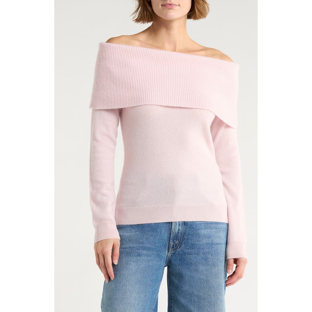 Magaschoni Cashmere Off The Shoulder Sweater In Neutral