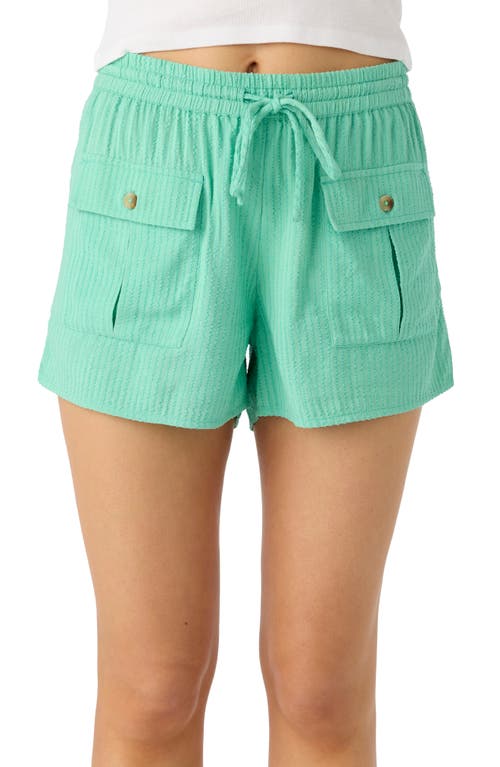 O'neill Darla Front Pocket Shorts In Jade Cream