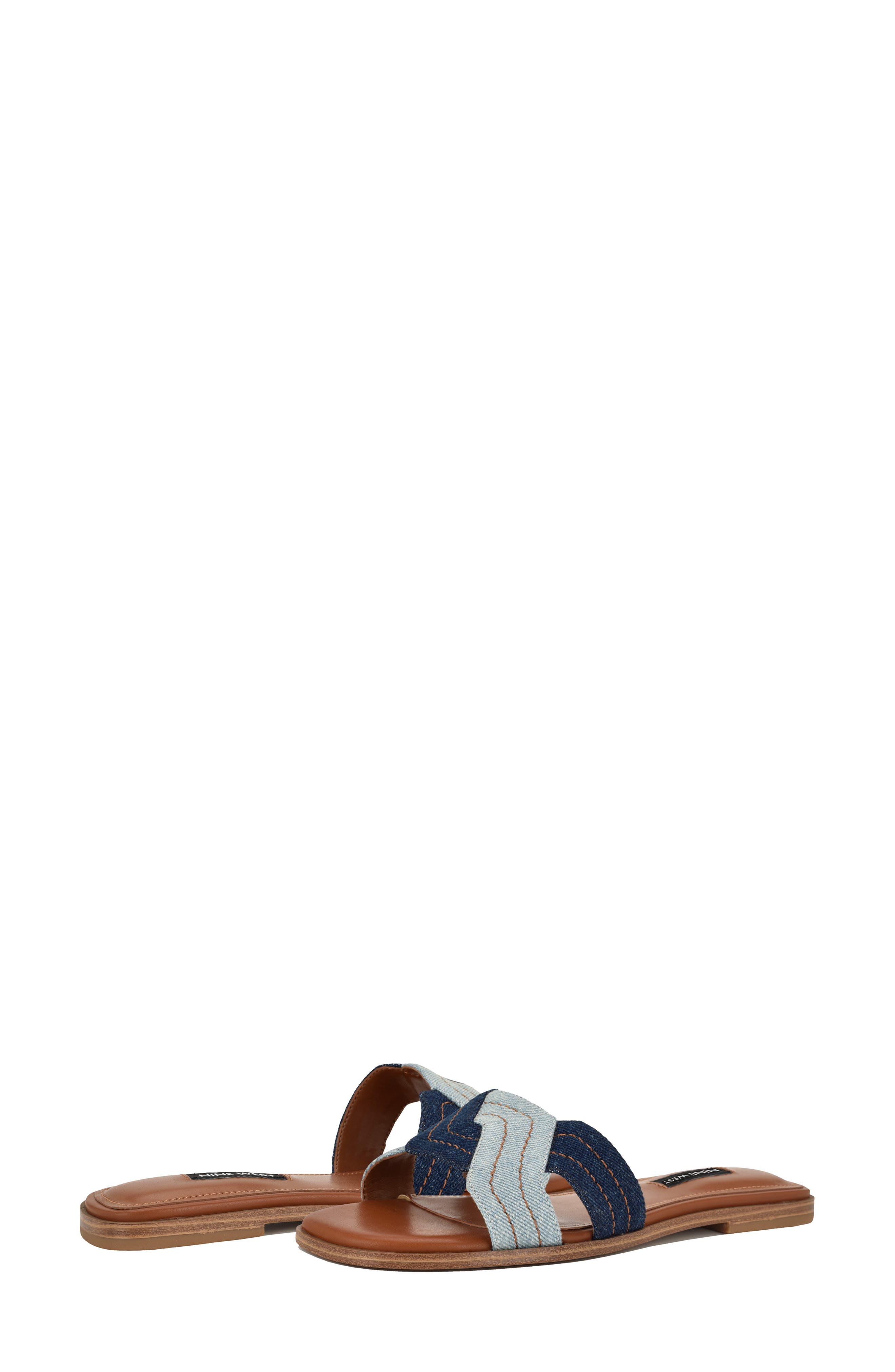 Gammy Slide Sandal, Alternate, color, LIGHT BLUE