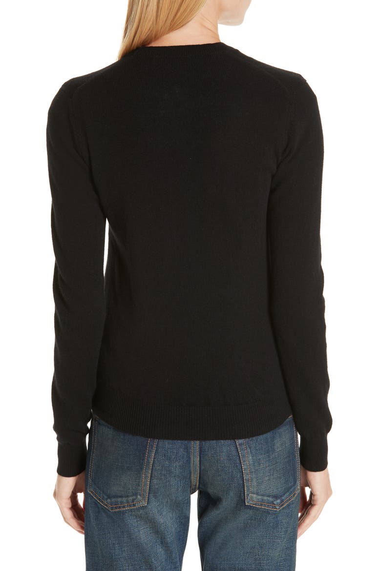 PLAY Wool Cardigan, Alternate, color, BLACK
