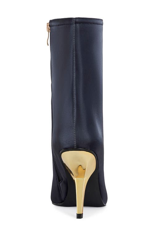 Azalea Wang Quinney Pointed Toe Bootie In Blue