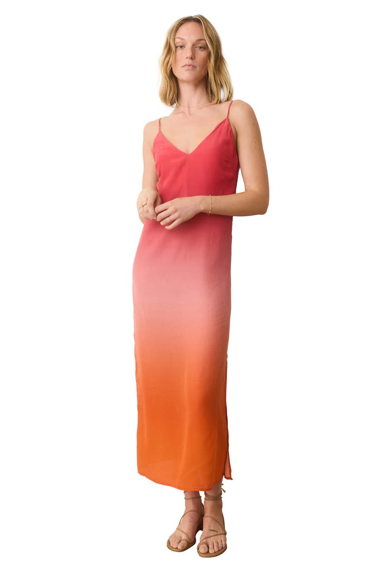 Gabrielle Slipdress, Alternate, color, WARM OMBRE